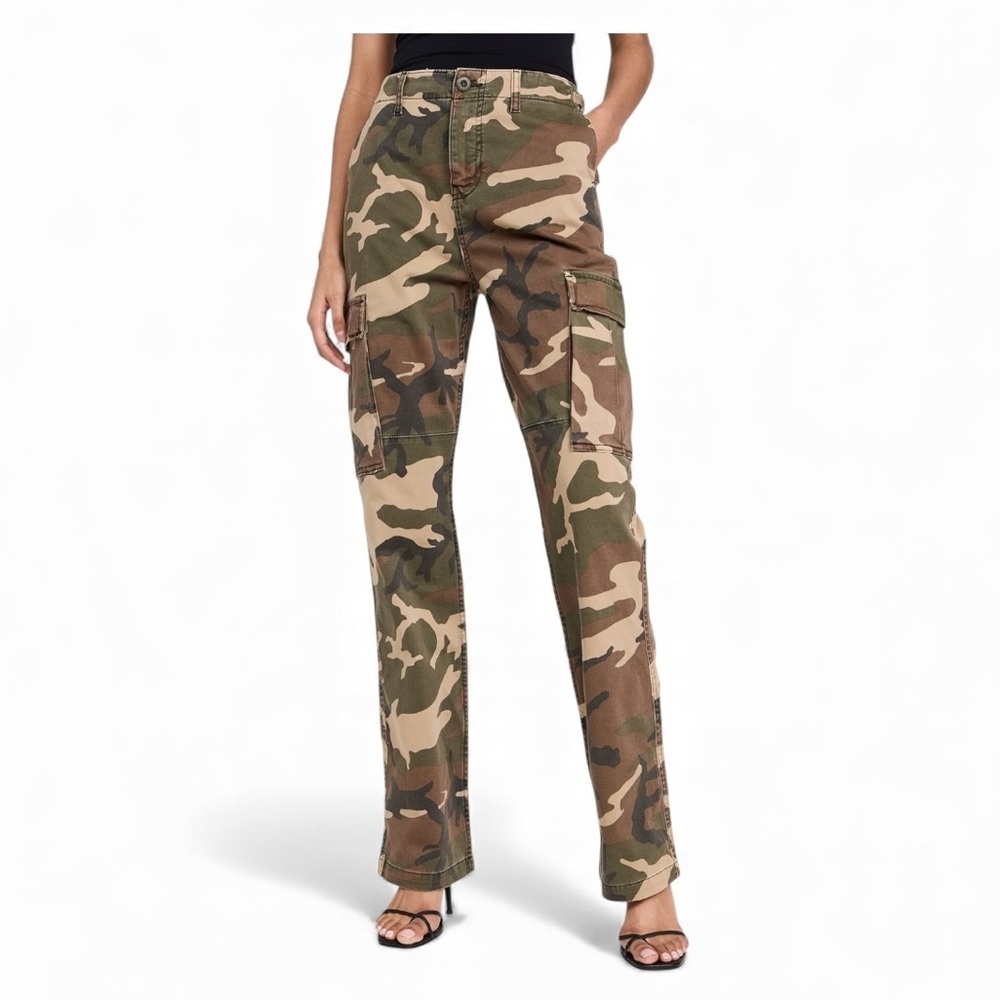 Good American Uniform Cargo Pants Size 4/27 NWT, Runs big